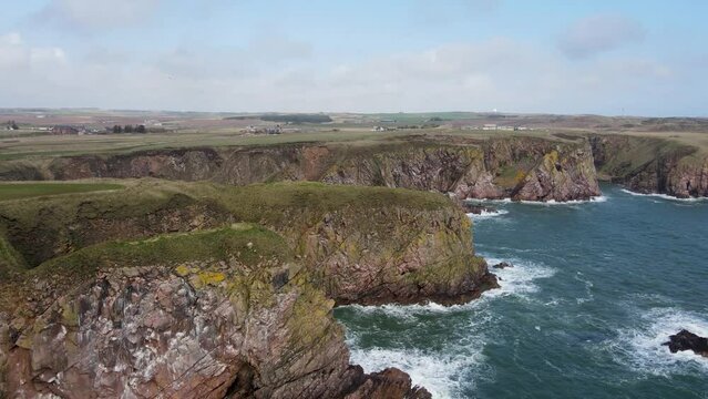 Bullers of Buchan, Peterhead, Aberdeenshire, Scotland, UK
