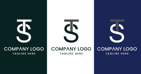 Initial Letter ST Logo Design Outstanding Creative Modern Symbol Sign