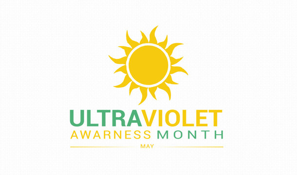 Vector Illustration for Ultraviolet Awareness Month in May Protecting Your Eyes from UV Rays to Prevent Eye Tissue Damage, Cataracts, and Eye Cancers