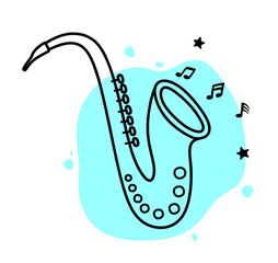 Saxophone doodle