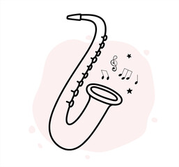 Saxophone doodle