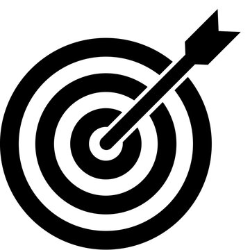 Target with arrow