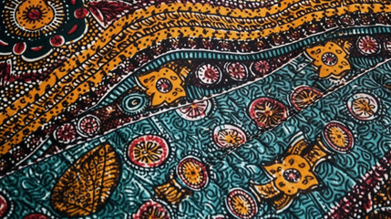 traditional nigerian patterned fabric