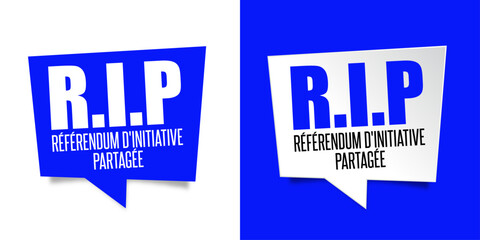 Rip - Référendum d'initiative partagée - obrazy, fototapety, plakaty