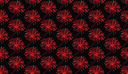 Geometric ethnic pattern seamless flower color oriental.
seamless pattern.Design for fabric,curtain,black background, carpet, shawl,clothing,wrapping, Batik,fabric,handkerchief,Vector illustration.