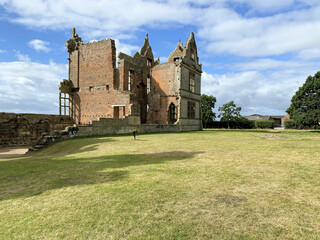 A view of Moreton Corbet Castle in Shropshire