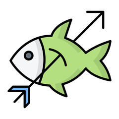 Fishing Line Color Icon