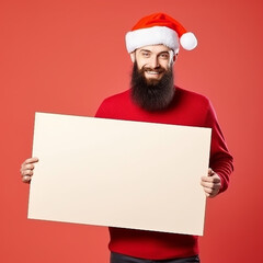 Naklejka premium Christmas Mokup