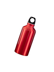 Red Metal Sports Bottle