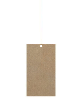 Recycled cardboard blank label