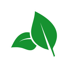 LEAF icon design template vector