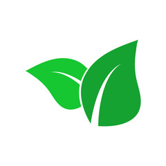 LEAF icon design template vector