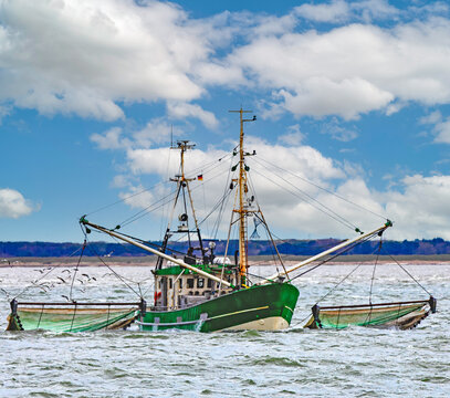 Fischkutter an der Nordsee 