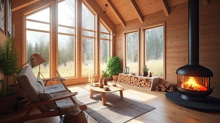 Sustainable living Eco Friendly House Interior Home Environment