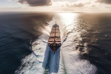 cargo shipment in the ocean