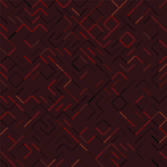 Abstract seamless vector pattern. Digital clock number code bars. Dark red
