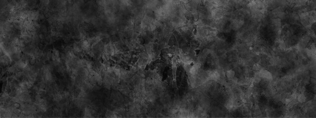 Fototapeta na wymiar Grey and black watercolor texture background. Abstract black watercolor background painting. Black background texture in painted watercolor. 