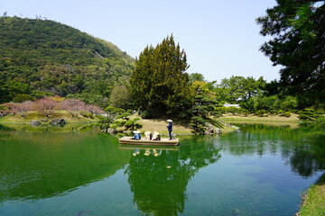 栗林公園と和船