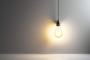 light bulb on the wall