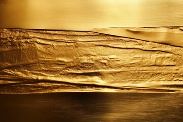 Fototapeta na wymiar Shimmering Gold: A Panoramic Texture Background