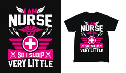 Nurse T-Shirt Desing-vector graphic, typographic design, nurse design