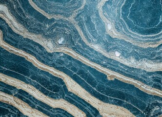 Closeup of blue marble stone background