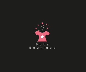 Obraz na płótnie Canvas baby boutique design