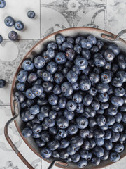 blueberries in a bowl