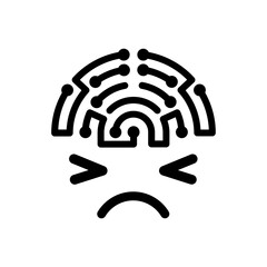 an artificial intelligence robot's expression