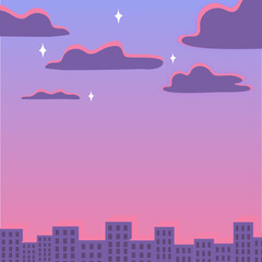 aesthetic city at night 