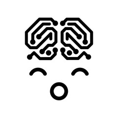 an artificial intelligence robot's expression