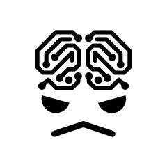 an artificial intelligence robot's expression