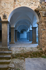Abbey of Santa Maria di Maniace called the Duchy of Hotatio Nelson, Bronte Catania, Sicily Place F.A.I.