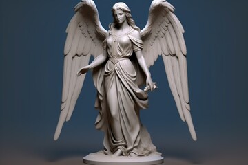 Statue of Angel with Wings