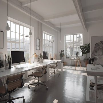 Cool modern office space