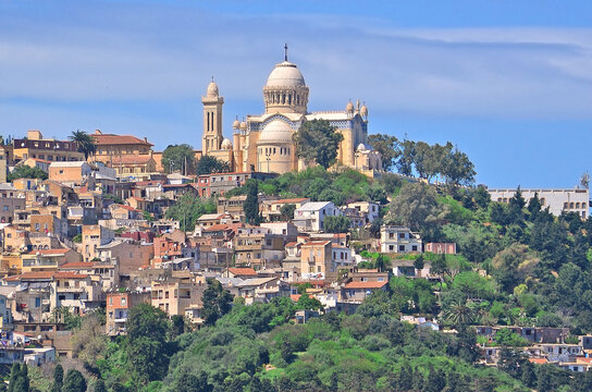 The Catholic Basilica of Our Lady of Africa in the capital of Algeria - Algiers