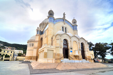 The Catholic Basilica of Our Lady of Africa in the capital of Algeria - Algiers