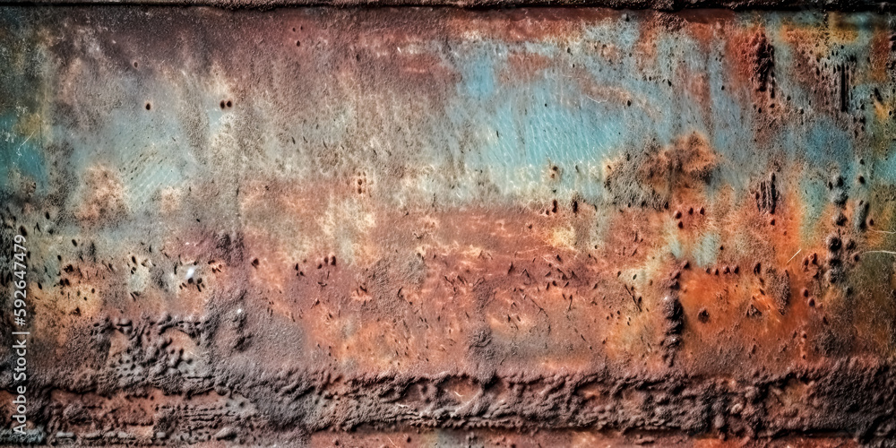 Aufkleber a grunge, dirty metal background or texture was created with generative ai - generative ai.