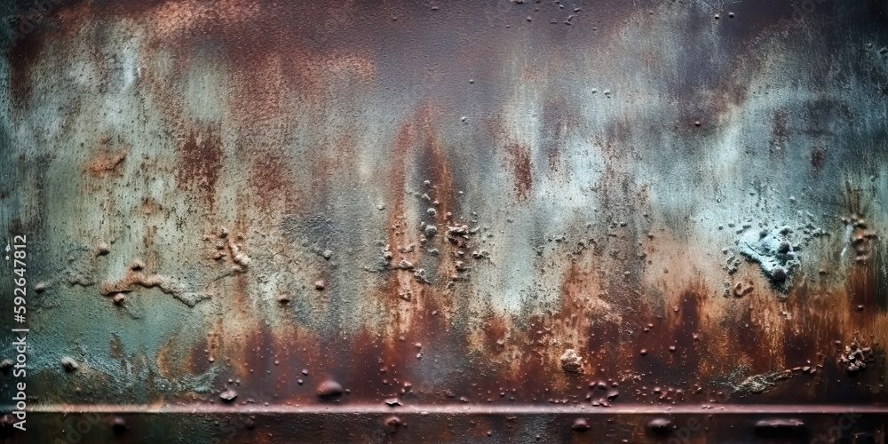 Aufkleber a grunge, dirty metal background or texture was created using generative ai - generative ai