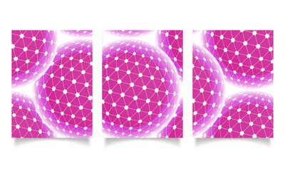 Fototapeta premium tres fondos abstractos