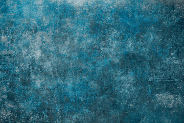 Worn out blue grunge background - 592648434