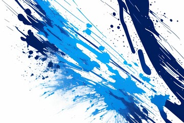 racing splatter blue white background for skin sticker jersey wallpaper - generative ai
