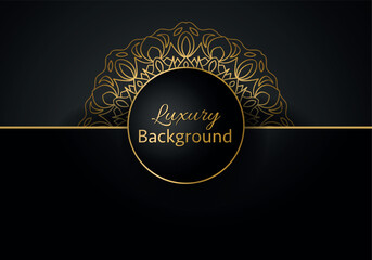 Luxury mandala background with golden arabesque pattern Arabic Islamic east style. Ramadan Style Decorative mandala. Mandala for print