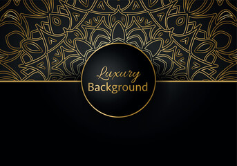 Luxury mandala background with golden arabesque pattern Arabic Islamic east style. Ramadan Style Decorative mandala. Mandala for print