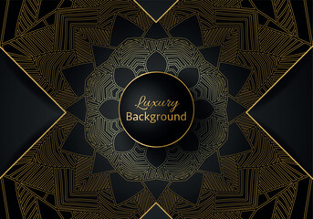 Luxury mandala background with golden arabesque pattern Arabic Islamic east style. Ramadan Style Decorative mandala. Mandala for print
