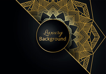 Luxury mandala background with golden arabesque pattern Arabic Islamic east style. Ramadan Style Decorative mandala. Mandala for print