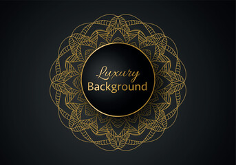 Luxury mandala background with golden arabesque pattern Arabic Islamic east style. Ramadan Style Decorative mandala. Mandala for print