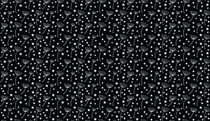 Obraz premium Geometric ethnic pattern seamless flower color oriental. seamless pattern.Design for fabric,curtain,black background, carpet, shawl,clothing,wrapping, Batik,fabric,handkerchief,Vector illustration.