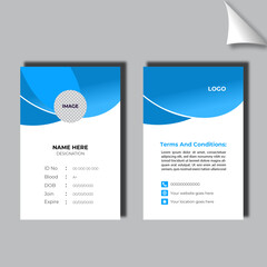 business id card template design