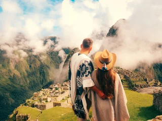 Tuinposter Machu Picchu Love Machu Picchu